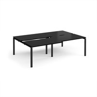 Click to view product details and reviews for Adapt Sliding Top Double Back To Back Desks 2400mm X 1600mm Black Frame Black Top. Click to view product details and reviews for Adapt Sliding Top Double Back To Back Desks 2400mm X 1600mm Black Frame Black Top.