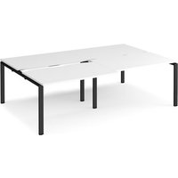 Click to view product details and reviews for Bench Desk 4 Person Rectangular Desks 2400mm With Sliding Tops White Tops With Black Frames 1600mm Depth Adapt. Click to view product details and reviews for Bench Desk 4 Person Rectangular Desks 2400mm With Sliding Tops White Tops With Black Frames 1600mm Depth Adapt.