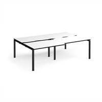 Click to view product details and reviews for Adapt Sliding Top Double Back To Back Desks 2400mm X 1600mm Black Frame White Top Black Edge. Click to view product details and reviews for Adapt Sliding Top Double Back To Back Desks 2400mm X 1600mm Black Frame White Top Black Edge.