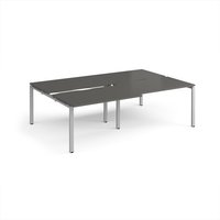 Click to view product details and reviews for Adapt Sliding Top Double Back To Back Desks 2400mm X 1600mm Silver Frame Storm Grey Top. Click to view product details and reviews for Adapt Sliding Top Double Back To Back Desks 2400mm X 1600mm Silver Frame Storm Grey Top.