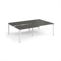 Click to view product details and reviews for Adapt Sliding Top Double Back To Back Desks 2400mm X 1600mm White Frame Storm Grey Top. Click to view product details and reviews for Adapt Sliding Top Double Back To Back Desks 2400mm X 1600mm White Frame Storm Grey Top.