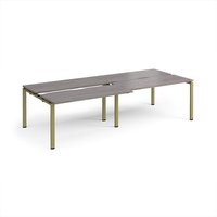 Click to view product details and reviews for Adapt Sliding Top Double Back To Back Desks 2800mm X 1200mm Green Frame Grey Oak Top. Click to view product details and reviews for Adapt Sliding Top Double Back To Back Desks 2800mm X 1200mm Green Frame Grey Oak Top.