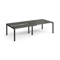 Click to view product details and reviews for Adapt Sliding Top Double Back To Back Desks 2800mm X 1200mm Black Frame Storm Grey Top. Click to view product details and reviews for Adapt Sliding Top Double Back To Back Desks 2800mm X 1200mm Black Frame Storm Grey Top.