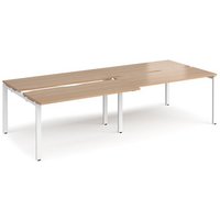 Click to view product details and reviews for Bench Desk 4 Person Rectangular Desks 2800mm With Sliding Tops Beech Tops With White Frames 1200mm Depth Adapt. Click to view product details and reviews for Bench Desk 4 Person Rectangular Desks 2800mm With Sliding Tops Beech Tops With White Frames 1200mm Depth Adapt.