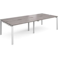 Click to view product details and reviews for Adapt Sliding Top Double Back To Back Desks 2800mm X 1200mm White Frame Grey Oak Top. Click to view product details and reviews for Adapt Sliding Top Double Back To Back Desks 2800mm X 1200mm White Frame Grey Oak Top.