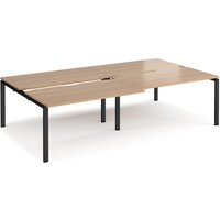 Click to view product details and reviews for Bench Desk 4 Person Rectangular Desks 2800mm With Sliding Tops Beech Tops With Black Frames 1600mm Depth Adapt. Click to view product details and reviews for Bench Desk 4 Person Rectangular Desks 2800mm With Sliding Tops Beech Tops With Black Frames 1600mm Depth Adapt.