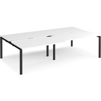 Click to view product details and reviews for Bench Desk 4 Person Rectangular Desks 2800mm With Sliding Tops White Tops With Black Frames 1600mm Depth Adapt. Click to view product details and reviews for Bench Desk 4 Person Rectangular Desks 2800mm With Sliding Tops White Tops With Black Frames 1600mm Depth Adapt.