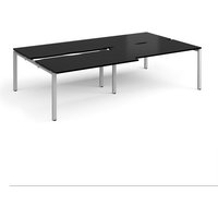 Click to view product details and reviews for Adapt Sliding Top Double Back To Back Desks 2800mm X 1600mm Silver Frame Black Top. Click to view product details and reviews for Adapt Sliding Top Double Back To Back Desks 2800mm X 1600mm Silver Frame Black Top.