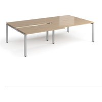 Click to view product details and reviews for Adapt Sliding Top Double Back To Back Desks 2800mm X 1600mm Silver Frame Kendal Oak Top. Click to view product details and reviews for Adapt Sliding Top Double Back To Back Desks 2800mm X 1600mm Silver Frame Kendal Oak Top.