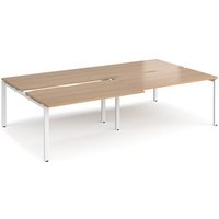 Click to view product details and reviews for Bench Desk 4 Person Rectangular Desks 2800mm With Sliding Tops Beech Tops With White Frames 1600mm Depth Adapt. Click to view product details and reviews for Bench Desk 4 Person Rectangular Desks 2800mm With Sliding Tops Beech Tops With White Frames 1600mm Depth Adapt.