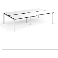 Click to view product details and reviews for Adapt Sliding Top Double Back To Back Desks 2800mm X 1600mm White Frame White Top Black Edge. Click to view product details and reviews for Adapt Sliding Top Double Back To Back Desks 2800mm X 1600mm White Frame White Top Black Edge.