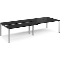Click to view product details and reviews for Adapt Sliding Top Double Back To Back Desks 3200mm X 1200mm Silver Frame Black Top. Click to view product details and reviews for Adapt Sliding Top Double Back To Back Desks 3200mm X 1200mm Silver Frame Black Top.