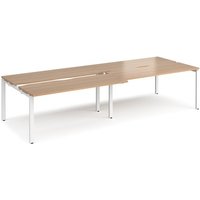 Click to view product details and reviews for Bench Desk 4 Person Rectangular Desks 3200mm With Sliding Tops Beech Tops With White Frames 1200mm Depth Adapt. Click to view product details and reviews for Bench Desk 4 Person Rectangular Desks 3200mm With Sliding Tops Beech Tops With White Frames 1200mm Depth Adapt.