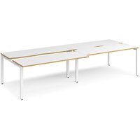 Click to view product details and reviews for Bench Desk 4 Person Rectangular Desks 3200mm With Sliding Tops White Oak Tops With White Frames 1200mm Depth Adapt. Click to view product details and reviews for Bench Desk 4 Person Rectangular Desks 3200mm With Sliding Tops White Oak Tops With White Frames 1200mm Depth Adapt.