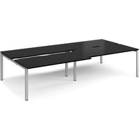 Click to view product details and reviews for Adapt Sliding Top Double Back To Back Desks 3200mm X 1600mm Silver Frame Black Top. Click to view product details and reviews for Adapt Sliding Top Double Back To Back Desks 3200mm X 1600mm Silver Frame Black Top.