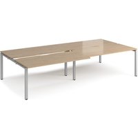 Click to view product details and reviews for Adapt Sliding Top Double Back To Back Desks 3200mm X 1600mm Silver Frame Kendal Oak Top. Click to view product details and reviews for Adapt Sliding Top Double Back To Back Desks 3200mm X 1600mm Silver Frame Kendal Oak Top.
