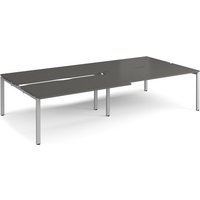 Click to view product details and reviews for Adapt Sliding Top Double Back To Back Desks 3200mm X 1600mm Silver Frame Storm Grey Top. Click to view product details and reviews for Adapt Sliding Top Double Back To Back Desks 3200mm X 1600mm Silver Frame Storm Grey Top.
