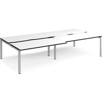 Click to view product details and reviews for Adapt Sliding Top Double Back To Back Desks 3200mm X 1600mm Silver Frame White Top Black Edge. Click to view product details and reviews for Adapt Sliding Top Double Back To Back Desks 3200mm X 1600mm Silver Frame White Top Black Edge.