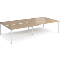 Click to view product details and reviews for Adapt Sliding Top Double Back To Back Desks 3200mm X 1600mm White Frame Kendal Oak Top. Click to view product details and reviews for Adapt Sliding Top Double Back To Back Desks 3200mm X 1600mm White Frame Kendal Oak Top.
