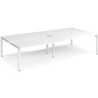 Click to view product details and reviews for Bench Desk 4 Person Rectangular Desks 3200mm With Sliding Tops White Tops With White Frames 1600mm Depth Adapt. Click to view product details and reviews for Bench Desk 4 Person Rectangular Desks 3200mm With Sliding Tops White Tops With White Frames 1600mm Depth Adapt.