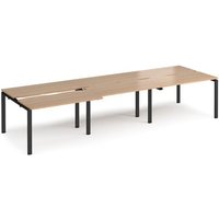 Click to view product details and reviews for Bench Desk 6 Person Rectangular Desks 3600mm With Sliding Tops Beech Tops With Black Frames 1200mm Depth Adapt. Click to view product details and reviews for Bench Desk 6 Person Rectangular Desks 3600mm With Sliding Tops Beech Tops With Black Frames 1200mm Depth Adapt.