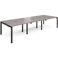 Click to view product details and reviews for Adapt Sliding Top Triple Back To Back Desks 3600mm X 1200mm Black Frame Grey Oak Top. Click to view product details and reviews for Adapt Sliding Top Triple Back To Back Desks 3600mm X 1200mm Black Frame Grey Oak Top.