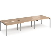 Click to view product details and reviews for Bench Desk 6 Person Rectangular Desks 3600mm With Sliding Tops Beech Tops With Silver Frames 1200mm Depth Adapt. Click to view product details and reviews for Bench Desk 6 Person Rectangular Desks 3600mm With Sliding Tops Beech Tops With Silver Frames 1200mm Depth Adapt.