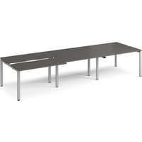 Click to view product details and reviews for Adapt Sliding Top Triple Back To Back Desks 3600mm X 1200mm Silver Frame Storm Grey Top. Click to view product details and reviews for Adapt Sliding Top Triple Back To Back Desks 3600mm X 1200mm Silver Frame Storm Grey Top.