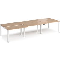 Click to view product details and reviews for Bench Desk 6 Person Rectangular Desks 3600mm With Sliding Tops Beech Tops With White Frames 1200mm Depth Adapt. Click to view product details and reviews for Bench Desk 6 Person Rectangular Desks 3600mm With Sliding Tops Beech Tops With White Frames 1200mm Depth Adapt.