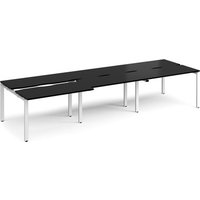 Click to view product details and reviews for Adapt Sliding Top Triple Back To Back Desks 3600mm X 1200mm White Frame Black Top. Click to view product details and reviews for Adapt Sliding Top Triple Back To Back Desks 3600mm X 1200mm White Frame Black Top.