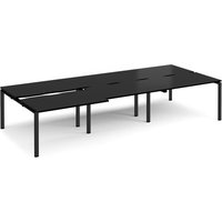 Click to view product details and reviews for Adapt Sliding Top Triple Back To Back Desks 3600mm X 1600mm Black Frame Black Top. Click to view product details and reviews for Adapt Sliding Top Triple Back To Back Desks 3600mm X 1600mm Black Frame Black Top.