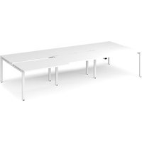 Click to view product details and reviews for Bench Desk 6 Person Rectangular Desks 3600mm With Sliding Tops White Tops With White Frames 1600mm Depth Adapt. Click to view product details and reviews for Bench Desk 6 Person Rectangular Desks 3600mm With Sliding Tops White Tops With White Frames 1600mm Depth Adapt.
