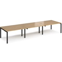 Click to view product details and reviews for Bench Desk 6 Person Rectangular Desks 4200mm With Sliding Tops Oak Tops With Black Frames 1200mm Depth Adapt Ste4212 K O. Click to view product details and reviews for Bench Desk 6 Person Rectangular Desks 4200mm With Sliding Tops Oak Tops With Black Frames 1200mm Depth Adapt Ste4212 K O.