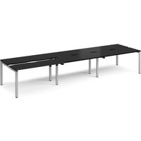 Click to view product details and reviews for Adapt Sliding Top Triple Back To Back Desks 4200mm X 1200mm Silver Frame Black Top. Click to view product details and reviews for Adapt Sliding Top Triple Back To Back Desks 4200mm X 1200mm Silver Frame Black Top.