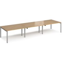 Click to view product details and reviews for Bench Desk 6 Person Rectangular Desks 4200mm With Sliding Tops Oak Tops With Black Frames 1200mm Depth Adapt Ste4212 S O. Click to view product details and reviews for Bench Desk 6 Person Rectangular Desks 4200mm With Sliding Tops Oak Tops With Black Frames 1200mm Depth Adapt Ste4212 S O.