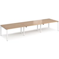 Click to view product details and reviews for Bench Desk 6 Person Rectangular Desks 4200mm With Sliding Tops Beech Tops With White Frames 1200mm Depth Adapt. Click to view product details and reviews for Bench Desk 6 Person Rectangular Desks 4200mm With Sliding Tops Beech Tops With White Frames 1200mm Depth Adapt.