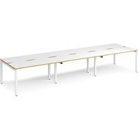 Click to view product details and reviews for Bench Desk 6 Person Rectangular Desks 4200mm With Sliding Tops White Oak Tops With White Frames 1200mm Depth Adapt. Click to view product details and reviews for Bench Desk 6 Person Rectangular Desks 4200mm With Sliding Tops White Oak Tops With White Frames 1200mm Depth Adapt.