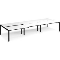 Click to view product details and reviews for Adapt Sliding Top Triple Back To Back Desks 4200mm X 1600mm Black Frame White Top Black Edge. Click to view product details and reviews for Adapt Sliding Top Triple Back To Back Desks 4200mm X 1600mm Black Frame White Top Black Edge.