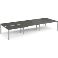 Click to view product details and reviews for Adapt Sliding Top Triple Back To Back Desks 4200mm X 1600mm Silver Frame Storm Grey Top. Click to view product details and reviews for Adapt Sliding Top Triple Back To Back Desks 4200mm X 1600mm Silver Frame Storm Grey Top.