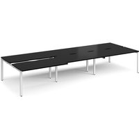 Click to view product details and reviews for Adapt Sliding Top Triple Back To Back Desks 4200mm X 1600mm White Frame Black Top. Click to view product details and reviews for Adapt Sliding Top Triple Back To Back Desks 4200mm X 1600mm White Frame Black Top.