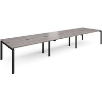 Click to view product details and reviews for Adapt Sliding Top Triple Back To Back Desks 4800mm X 1200mm Black Frame Grey Oak Top. Click to view product details and reviews for Adapt Sliding Top Triple Back To Back Desks 4800mm X 1200mm Black Frame Grey Oak Top.