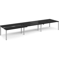 Click to view product details and reviews for Adapt Sliding Top Triple Back To Back Desks 4800mm X 1200mm Silver Frame Black Top. Click to view product details and reviews for Adapt Sliding Top Triple Back To Back Desks 4800mm X 1200mm Silver Frame Black Top.