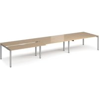 Click to view product details and reviews for Adapt Sliding Top Triple Back To Back Desks 4800mm X 1200mm Silver Frame Kendal Oak Top. Click to view product details and reviews for Adapt Sliding Top Triple Back To Back Desks 4800mm X 1200mm Silver Frame Kendal Oak Top.