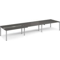 Click to view product details and reviews for Adapt Sliding Top Triple Back To Back Desks 4800mm X 1200mm Silver Frame Storm Grey Top. Click to view product details and reviews for Adapt Sliding Top Triple Back To Back Desks 4800mm X 1200mm Silver Frame Storm Grey Top.