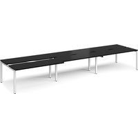 Click to view product details and reviews for Adapt Sliding Top Triple Back To Back Desks 4800mm X 1200mm White Frame Black Top. Click to view product details and reviews for Adapt Sliding Top Triple Back To Back Desks 4800mm X 1200mm White Frame Black Top.