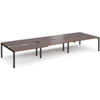 Click to view product details and reviews for Bench Desk 6 Person Rectangular Desks 4800mm With Sliding Tops Walnut Tops With Black Frames 1600mm Depth Adapt. Click to view product details and reviews for Bench Desk 6 Person Rectangular Desks 4800mm With Sliding Tops Walnut Tops With Black Frames 1600mm Depth Adapt.