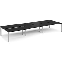 Click to view product details and reviews for Adapt Sliding Top Triple Back To Back Desks 4800mm X 1600mm Silver Frame Black Top. Click to view product details and reviews for Adapt Sliding Top Triple Back To Back Desks 4800mm X 1600mm Silver Frame Black Top.