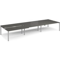 Click to view product details and reviews for Adapt Sliding Top Triple Back To Back Desks 4800mm X 1600mm Silver Frame Storm Grey Top. Click to view product details and reviews for Adapt Sliding Top Triple Back To Back Desks 4800mm X 1600mm Silver Frame Storm Grey Top.