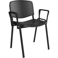 Click to view product details and reviews for Taurus Plastic Meeting Room Stackable Chair With Fixed Arms Black With Black Frame. Click to view product details and reviews for Taurus Plastic Meeting Room Stackable Chair With Fixed Arms Black With Black Frame.