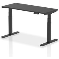 Click to view product details and reviews for Air 1400 X 600mm Height Adjustable Office Desk Black Top Cable Ports Black Leg. Click to view product details and reviews for Air 1400 X 600mm Height Adjustable Office Desk Black Top Cable Ports Black Leg.